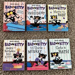 Scholastic Bad Kitty Book Collection - set of 6